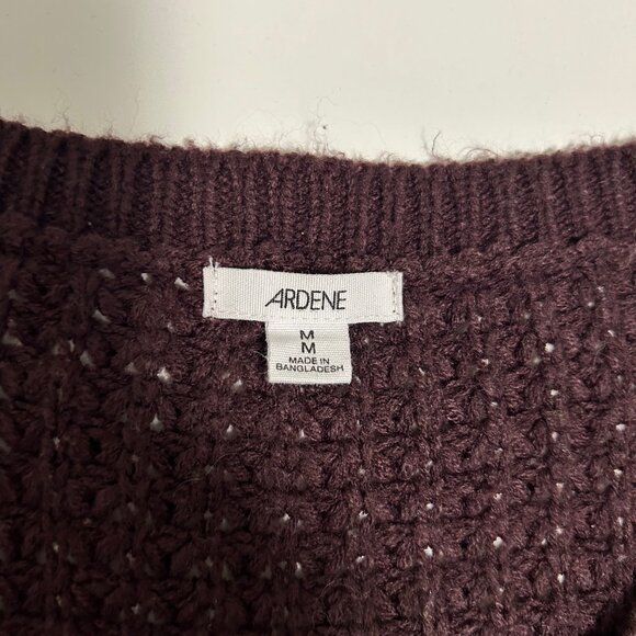 Ardene Purple Chunky Knit Sweater, Size Medium, Good Used Condition - Picture 6 of 11